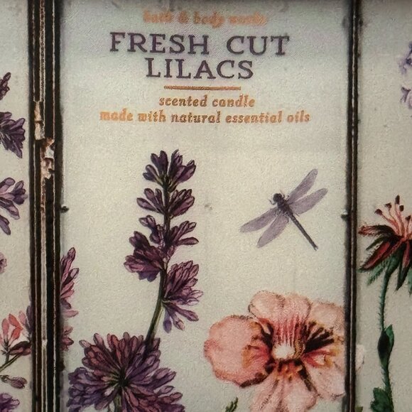 BBW Fresh Cut Lilacs Bath & Body Works 3 Wick Candle - Picture 3 of 10